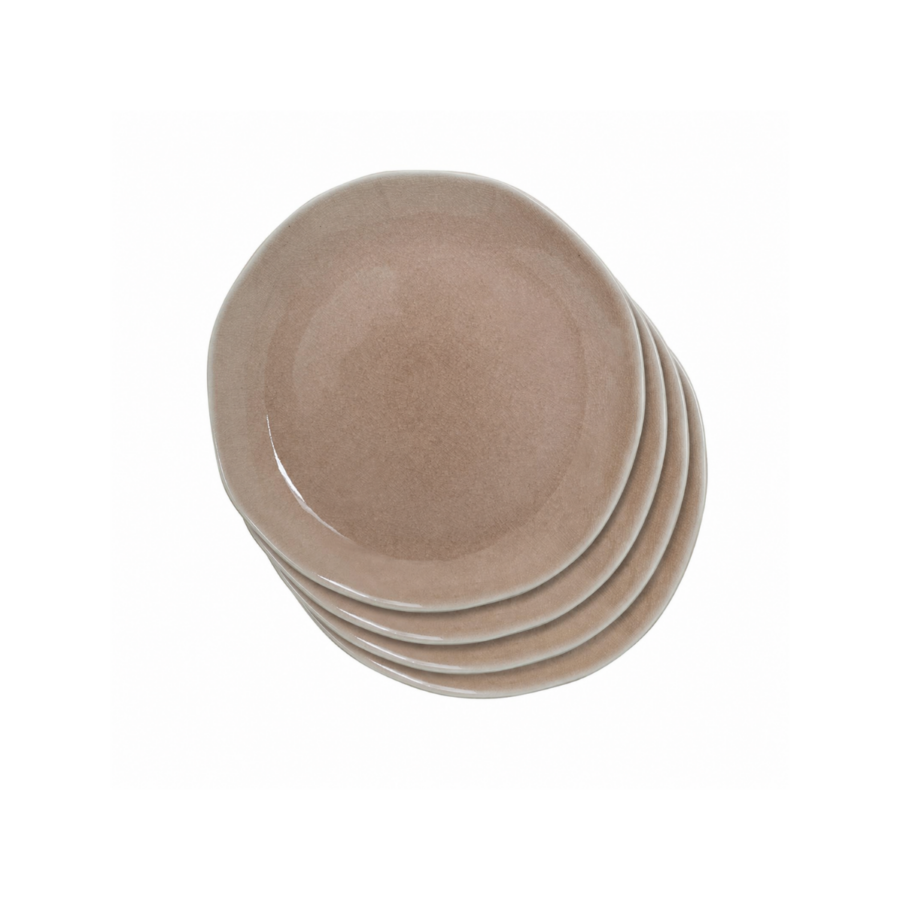 Tamarisk Green Four-Piece Dessert Set