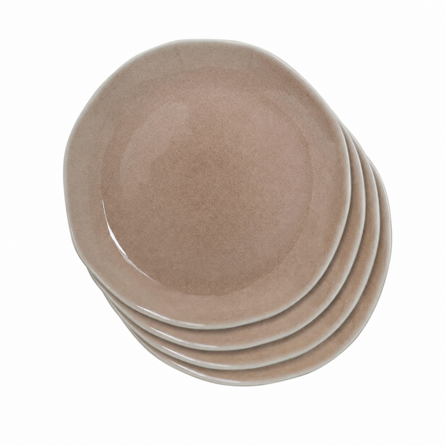 Tamarisk Green Four-Plate Set