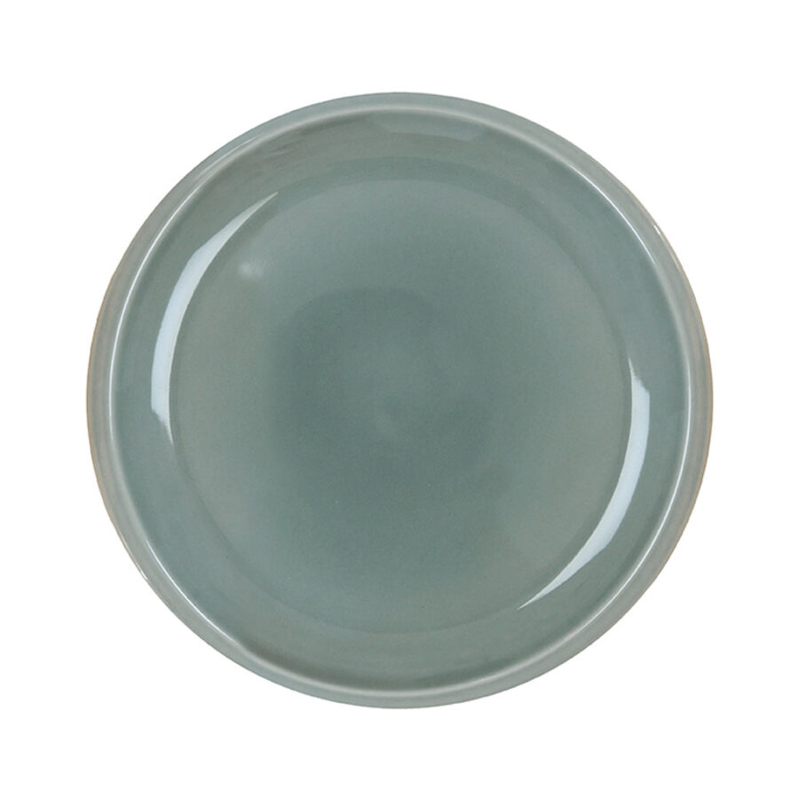 Oxide Gray Rustic Ceramic Plate