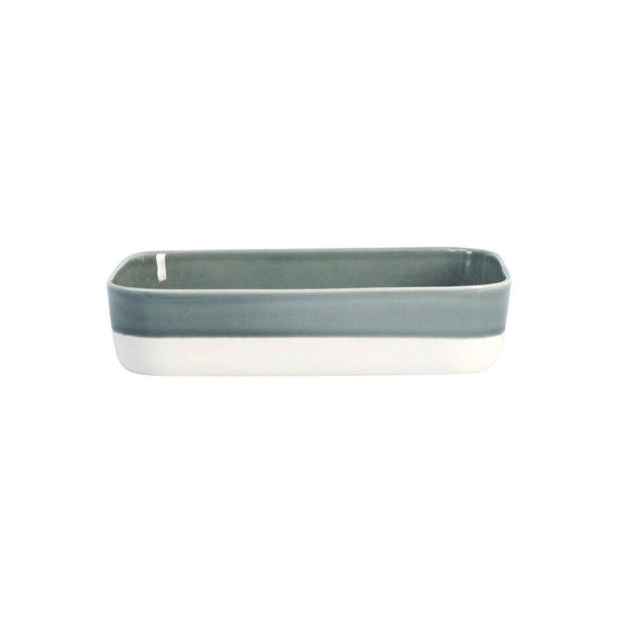 Textured Oxide Gray Medium Serving Platter